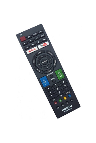 HUAYU Telecomandă RM-L1346 pentru LED SHARP cu NETFLIX și YOUTUBE