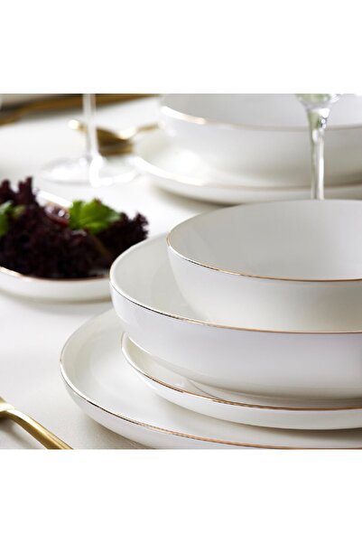 SP Karaca Red Carpet Collection Stream Bone Favaro 60 Parça 12 Kişilik Yemek ...