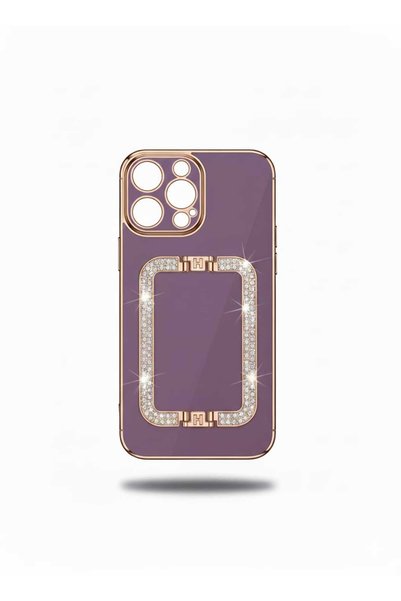 kılıfınbenden iPhone 11 Pro Purple Embellished Case Model