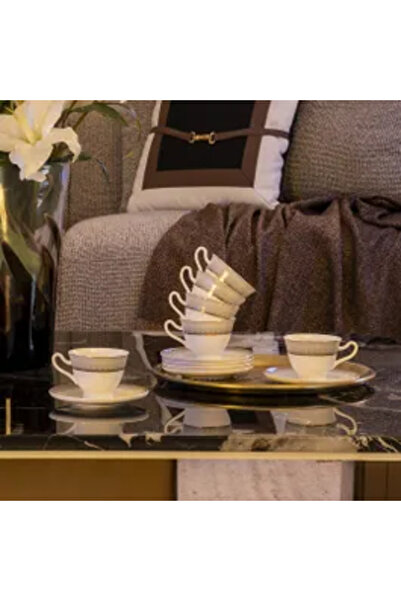 Midas MATEO COFFEE CUP+SAUCER SET OF 6 PCS