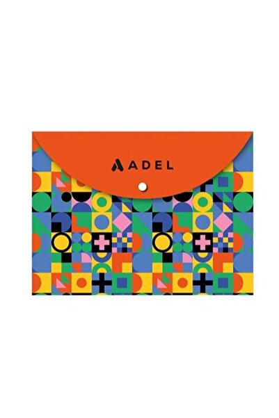 Besay Toys A4 snap-lock envelope file - dark orange