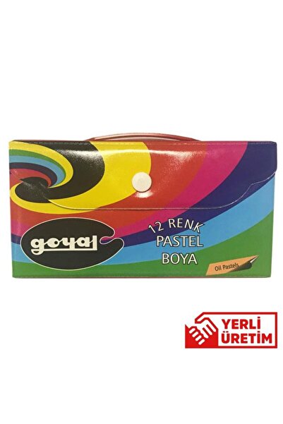 Generic Brand 12 لونًا من الألوان الباستيل مع حقيبة PTL-212