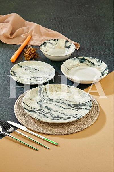 HERA Porcelain Dinner Set, 24 Pieces -