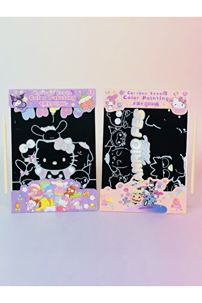 ÖZ OFİS Kuromi My Melody Cinnamoroll Hello Kitty Sanrio Temalı - A5 Sihirli K...