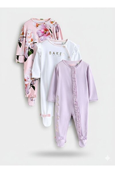 Next Baby طقم بذلة تيد بيكر بنقشة زهور مكون من 3 قطع