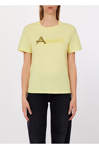 liu.jo Liu Jo Taş İşlemeli Amati Baskılı Tshirt