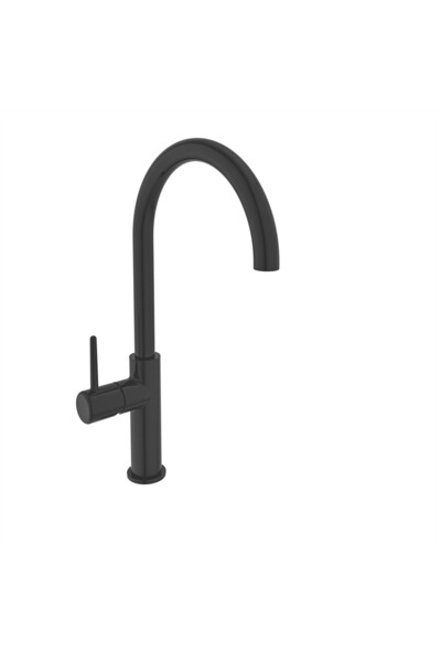 KALE Toi Kitchen Faucet Glossy Black