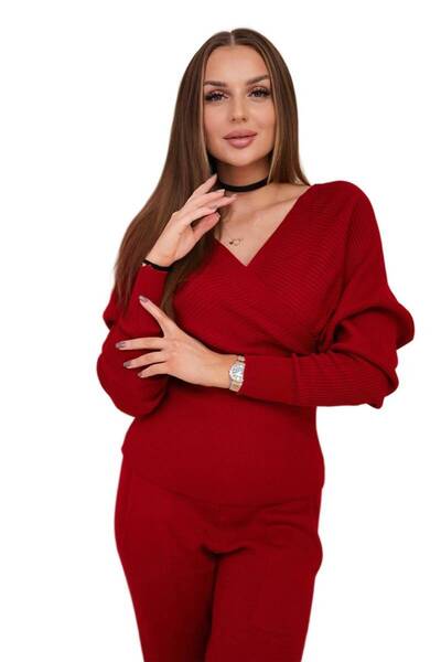 Kesi Set de două piese pentru pulovere roșii