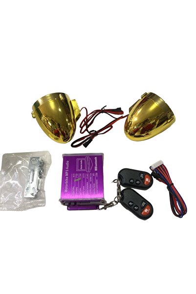 Bix MP3 ÇALAR VE ALARM BLUETOOTH ÖZELLİKLİ GOLD ÇİFT KUMANDA