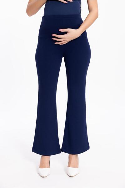 BİrHoşButik Oysho Fabric Maternity Pants Full E Stretchy Adjustable Size Belly Supporting Non-Tightening Isp Flared Nd