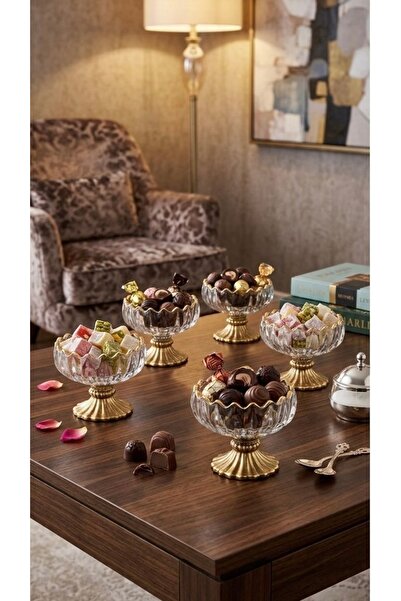 tabakevi Herencia Ahsen 6’lı Gold Kristal Sunumluk