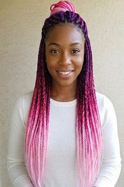 CAŞ DEKORASYON Μικτό Χρώμα Αφρικανική Πλεξούδα Box Braid Συνθετικά Μαλλιά 60ε...