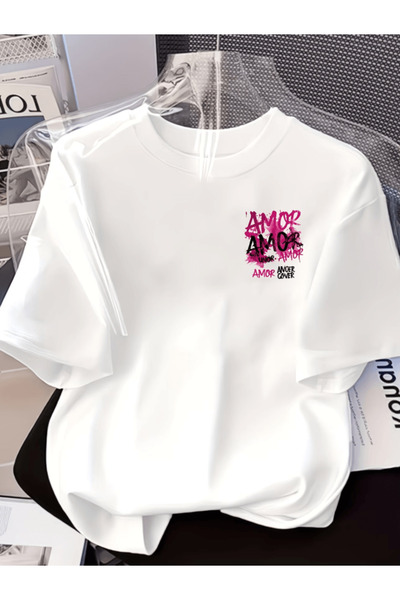 gencerco Amor με τύπωμα Premium oversized T-shirt