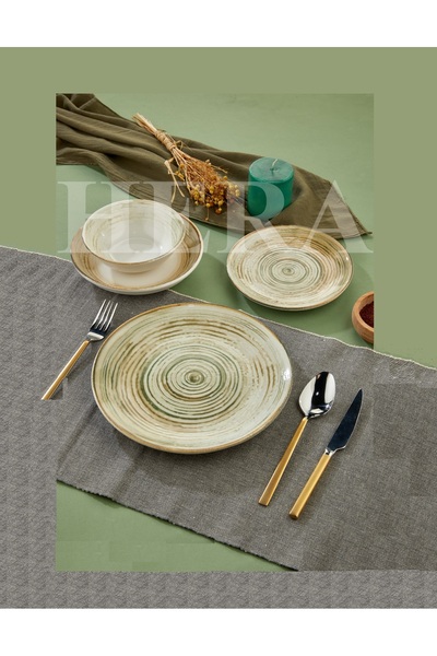 HERA Porcelain Dinner Set, 24 Pieces –