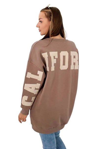 Kesi Hanorac izolat cu inscripția California mocca