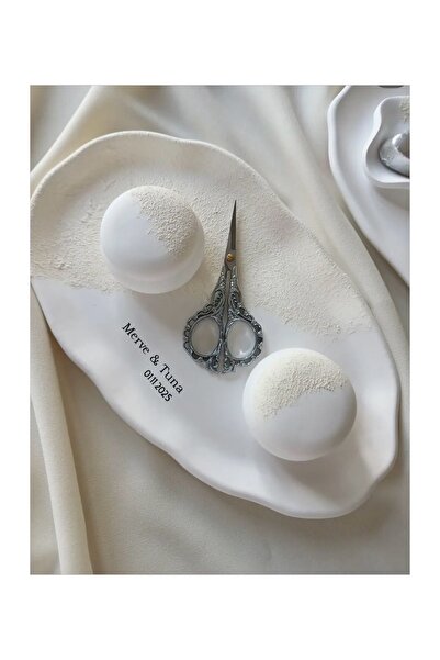 Özalp Decor Nişan Tepsisi-Dokulu Söz Tepsi Seti - Modern Nişan Seti- Yüzük Ku...