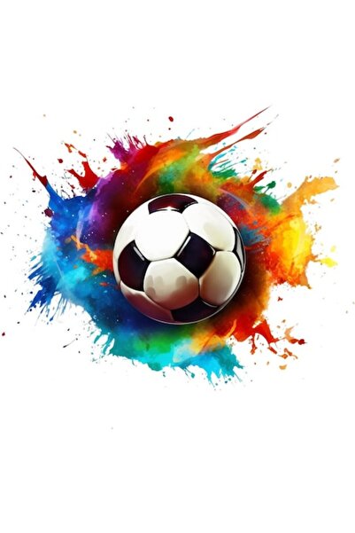 OEM Autocolant decorativ, minge de fotbal, 65 cm