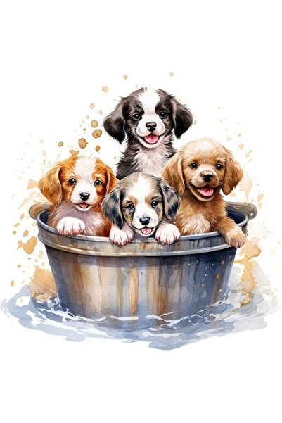 OEM Autocolant decorativ, căței, maro