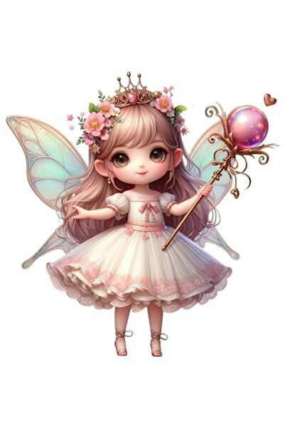 OEM Autocolant decorativ, Zână, Maro