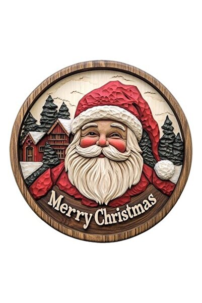 OEM Autocolant decorativ, Crăciun, Moș Crăciun, Roșu