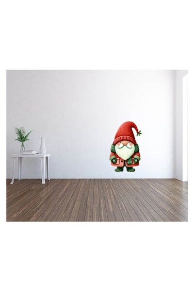 OEM Autocolant decorativ, Crăciun, Elf, Roșu
