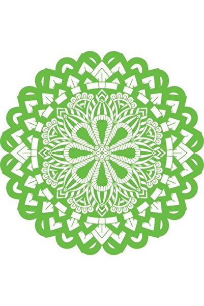 OEM Autocolant decorativ, Mandala, Verde, 60 cm