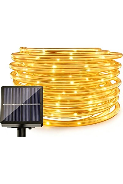 Primo Plus أضواء شمسية خارجية مقاومة للماء - 100 مصباح LED للاستخدام الخارجي،...