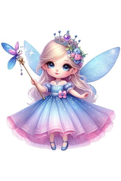 OEM Autocolant decorativ, Zână, Albastru