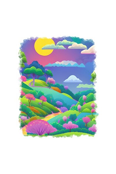 OEM Διακοσμητικό αυτοκόλλητο, λιβάδι, πράσινο, 70 εκ.