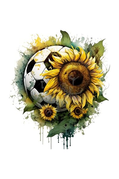 OEM Autocolant decorativ, minge de fotbal, 70 cm