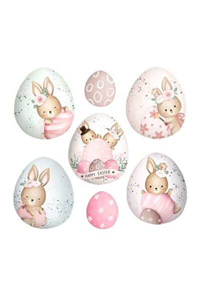 OEM Autocolant decorativ, Iepurași de Paște