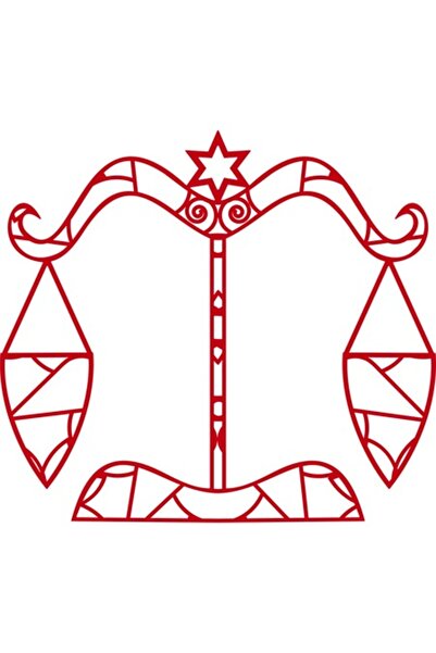 OEM Autocolant decorativ, Echilibru, Roșu, 66 cm