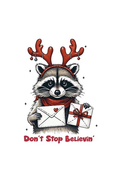 OEM Autocolant decorativ, Crăciun, Raton, Multicolor