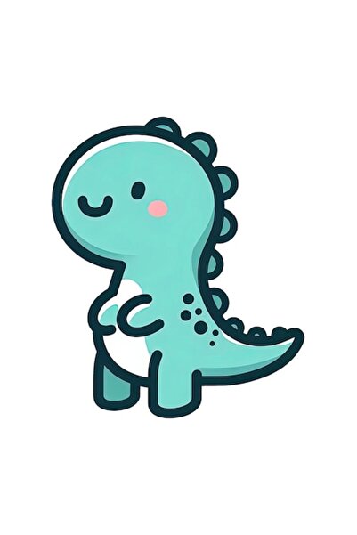 OEM Autocolant decorativ, dinozaur, verde