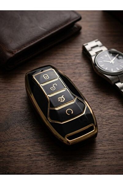 Lanitra BYD Seal U Atto 3 Nano Smart Key Case Crno Zlato