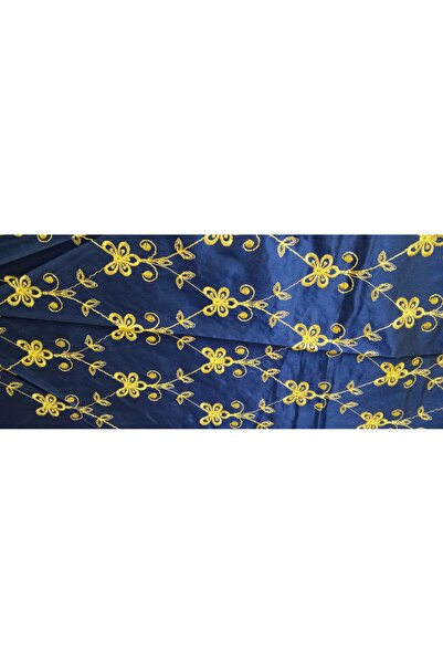 DANTELİM Embroidered Embroidered Taffeta Fabric - 1 Meter.