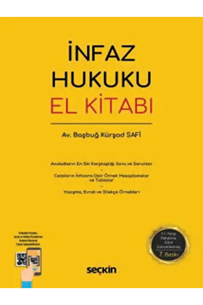 Seçkin Yayıncılık İnfaz Hukuku El Kitabı Başbuğ Kürşad Safi