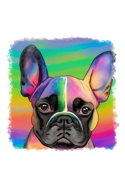 OEM Autocolant decorativ, câine, multicolor, 55 cm