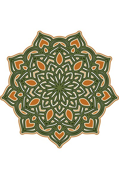 OEM Διακοσμητικό αυτοκόλλητο, Μάνταλα, Πολύχρωμο, 60 εκ.