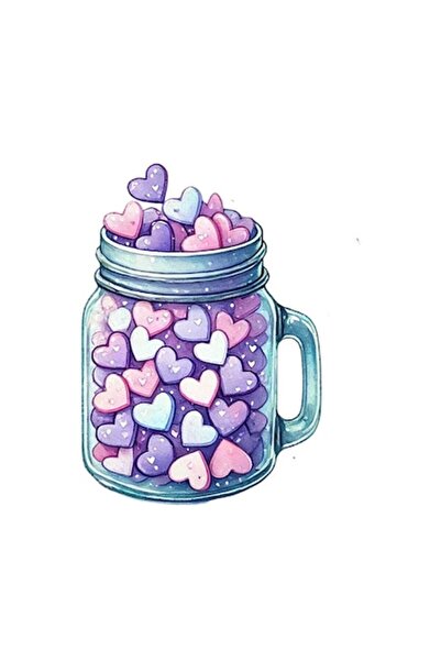 OEM Autocolant decorativ, bomboane, violet