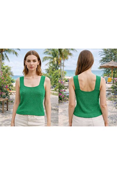 DağdevirenTekstil بلوزة بأشرطة سميكة