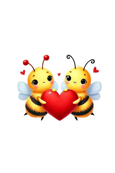 OEM Διακοσμητικό Αυτοκόλλητο, Μέλισσες, Κίτρινο