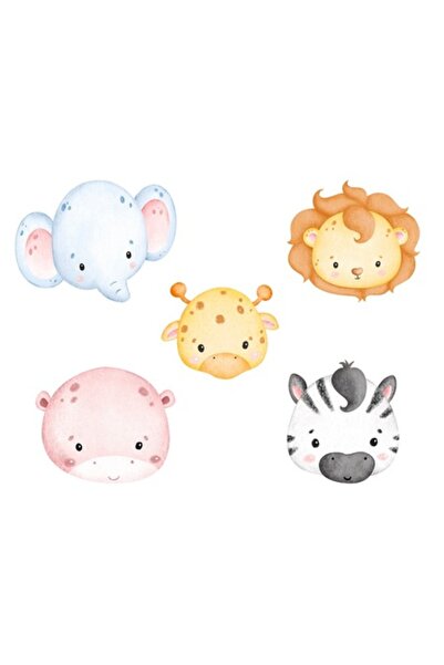 OEM Decorative Sticker, Animals, Elephant, Giraffe