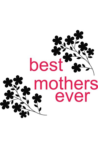 OEM Autocolant decorativ, Mamă, Roșu, 67 cm