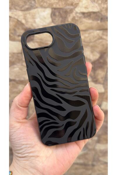 Vip Case iPhone 16E Compatible Zebra D Patterned Silicone D Shock-Absorbing C...