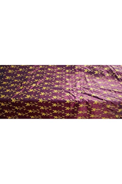 DANTELİM Embroidered Embroidered Taffeta Fabric - 1 Meter.