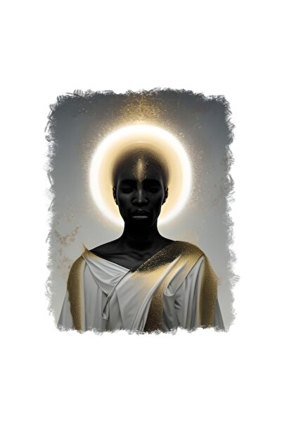 OEM Autocolant decorativ, Divinitate, Auriu, 70 cm