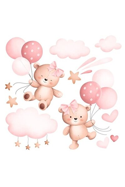 OEM Decorative Sticker, Bears, Balloons