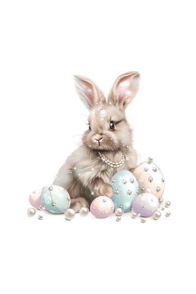 OEM Autocolant decorativ, iepure, multicolor