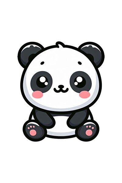 OEM Διακοσμητικό αυτοκόλλητο, αρκούδα πάντα, μαύρο